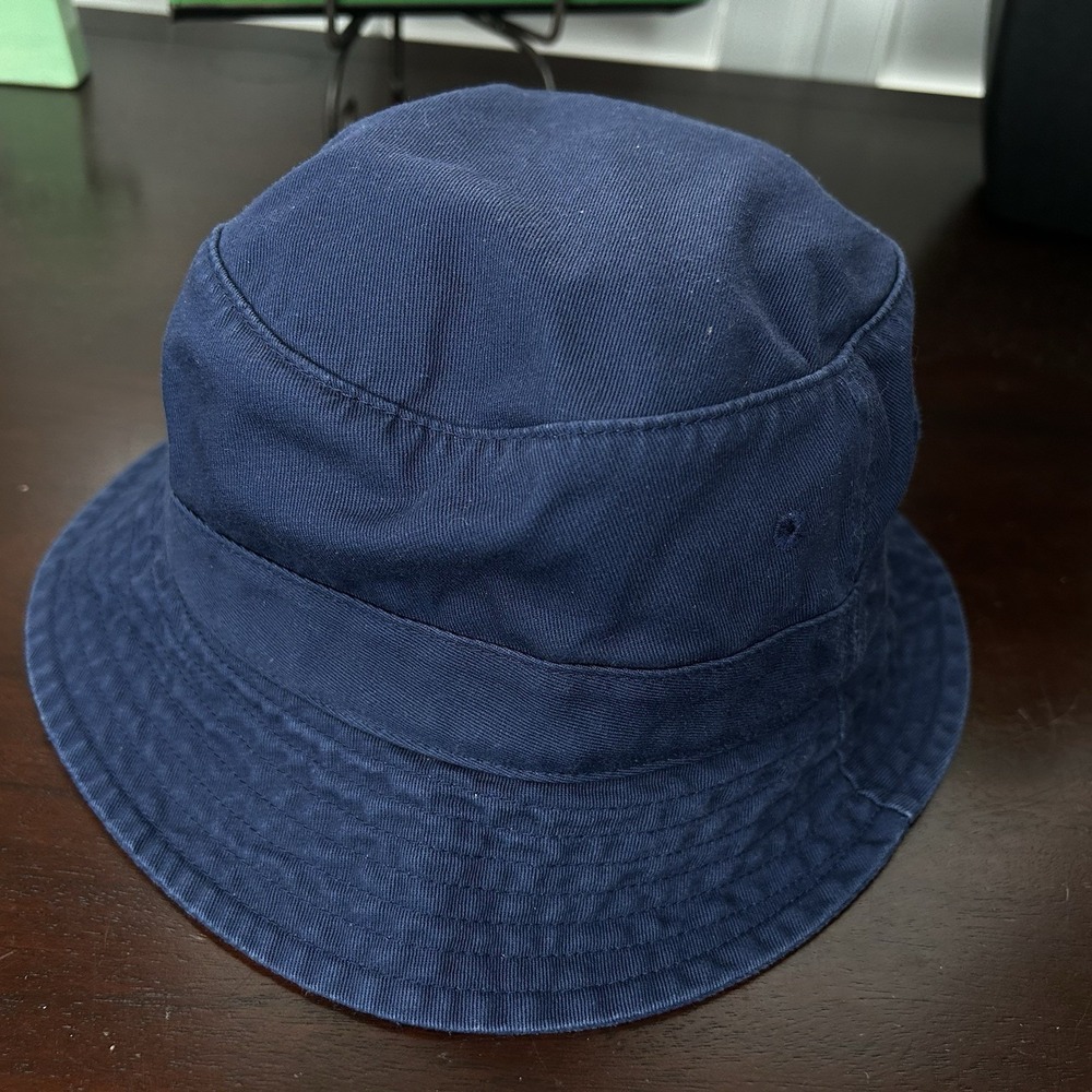 Polo Ralph Lauren Men's S/M Navy Blue Polo Bear Bucket Hat Embroidered - Picture 4 of 5